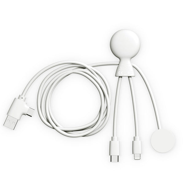 Cavo multiplo Xoopar Mr. Bio Long per Apple/Samsung Watch da 1 metro - personalizzabile con logo