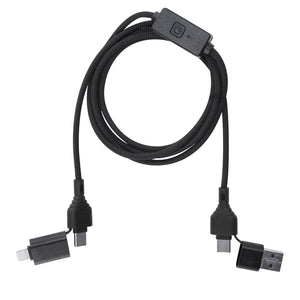 Cavo Protezione Hacking Gabbo nero - personalizzabile con logo
