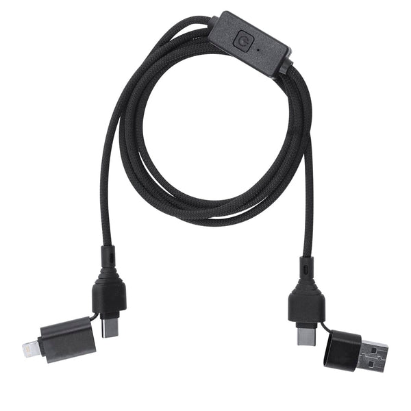 Cavo Protezione Hacking Gabbo nero - personalizzabile con logo