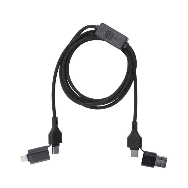 Cavo Protezione Hacking Gabbo nero - personalizzabile con logo