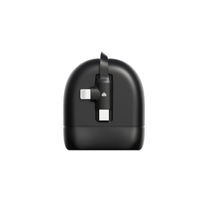 Cavo USB-C e Lightning retrattile Xoopar ICE-R da 60 W, 1 metro - personalizzabile con logo