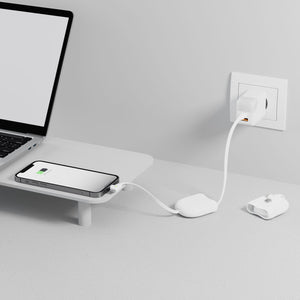 Cavo USB-C e Lightning retrattile Xoopar ICE-R da 60 W, 1 metro - personalizzabile con logo