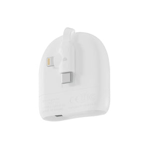 Cavo USB-C e Lightning retrattile Xoopar ICE-R da 60 W, 1 metro - personalizzabile con logo