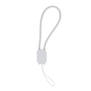 Cavo USB-C formato portachiavi 60W Bianco - personalizzabile con logo