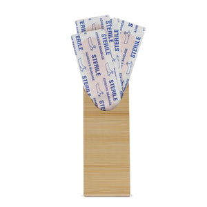 Cerotti in scatola di bambù natural - personalizzabile con logo