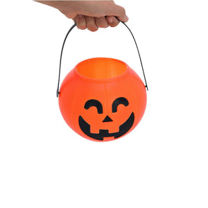 Cestino di Halloween Cowel arancione - personalizzabile con logo