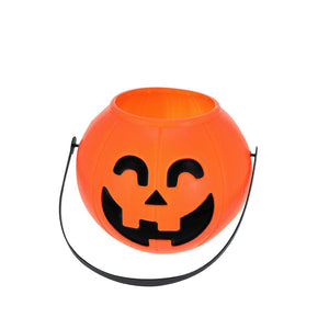 Cestino di Halloween Cowel arancione - personalizzabile con logo