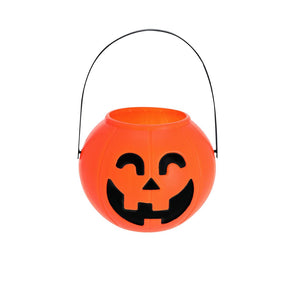 Cestino di Halloween Cowel arancione - personalizzabile con logo