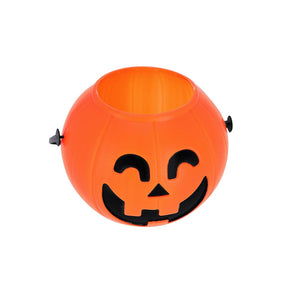 Cestino di Halloween Cowel arancione - personalizzabile con logo
