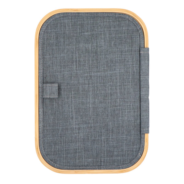 Cestino pieghevole con coperchio Sogne 38 x 26 x 25cm rPET - personalizzabile con logo