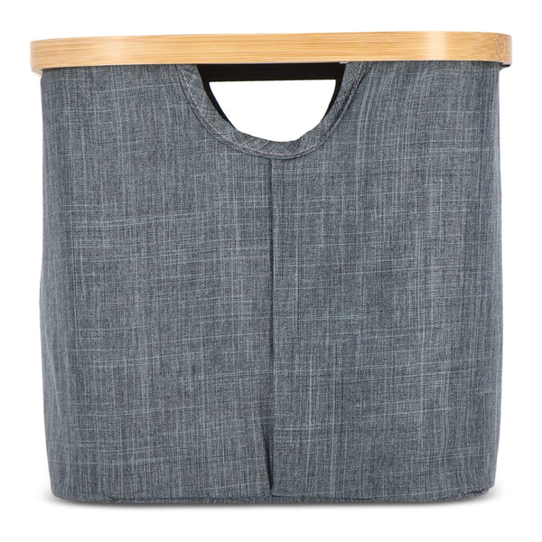 Cestino pieghevole con coperchio Sogne 38 x 26 x 25cm rPET - personalizzabile con logo