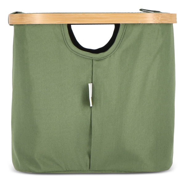 Cestino pieghevole con coperchio Sogne 38 x 26 x 25cm rPET - personalizzabile con logo