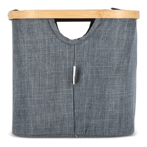 Cestino pieghevole con coperchio Sogne 38 x 26 x 25cm rPET - personalizzabile con logo
