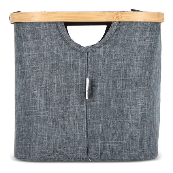 Cestino pieghevole con coperchio Sogne 38 x 26 x 25cm rPET - personalizzabile con logo
