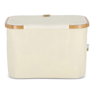 Cestino pieghevole con coperchio Sogne 38 x 26 x 25cm rPET - personalizzabile con logo