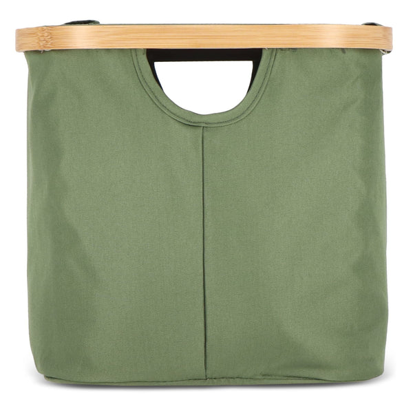 Cestino pieghevole con coperchio Sogne 38 x 26 x 25cm rPET - personalizzabile con logo