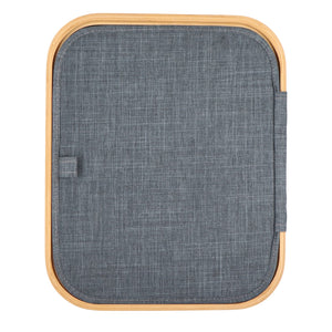 Cestino pieghevole con coperchio Sogne 40.5 x 33 x 30cm rPET - personalizzabile con logo