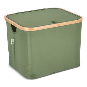 Cestino pieghevole con coperchio Sogne 40.5 x 33 x 30cm rPET - personalizzabile con logo