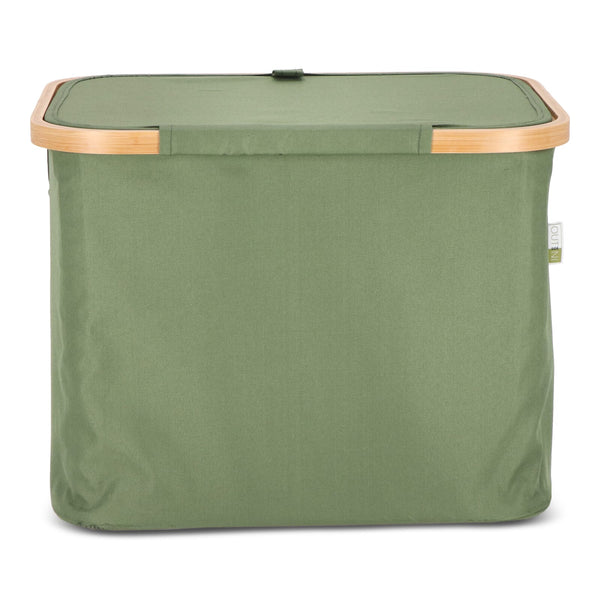Cestino pieghevole con coperchio Sogne 40.5 x 33 x 30cm rPET - personalizzabile con logo