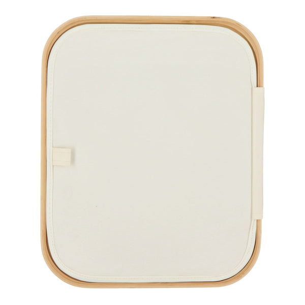 Cestino pieghevole con coperchio Sogne 40.5 x 33 x 30cm rPET - personalizzabile con logo