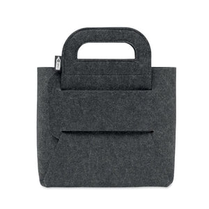 Cestino pieghevole grigio - personalizzabile con logo