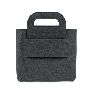 Cestino pieghevole grigio - personalizzabile con logo