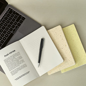 Chaucer Notebook - Birra e Cotone Champagne - personalizzabile con logo