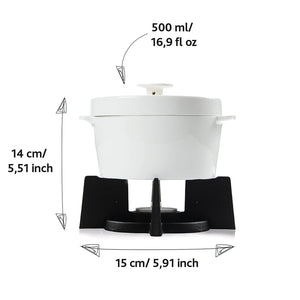 Cheese Baker BOSKA - 500 ml bianco - personalizzabile con logo