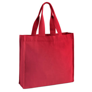 Chevron Shopper Recycled rosso - personalizzabile con logo