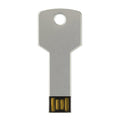 Chiavetta USB 8GB a forma di Chiave color argento - personalizzabile con logo