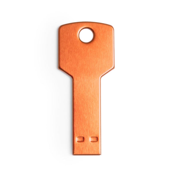 Chiavetta USB Fixing 16GB arancione - personalizzabile con logo