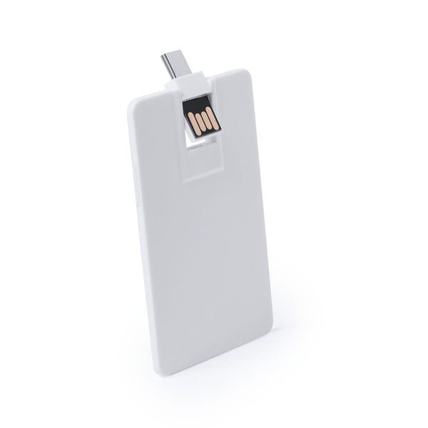 Chiavetta USB Milen 16GB bianco - personalizzabile con logo