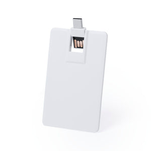 Chiavetta USB Milen 16GB bianco - personalizzabile con logo