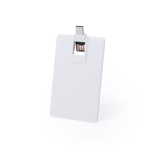 Chiavetta USB Milen 16GB bianco - personalizzabile con logo