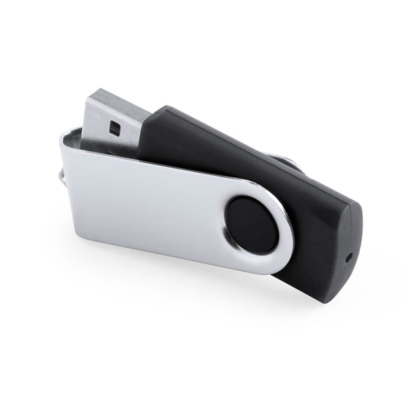 Chiavetta USB Rebik 16GB nero - personalizzabile con logo
