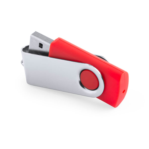 Chiavetta USB Rebik 16GB rosso - personalizzabile con logo