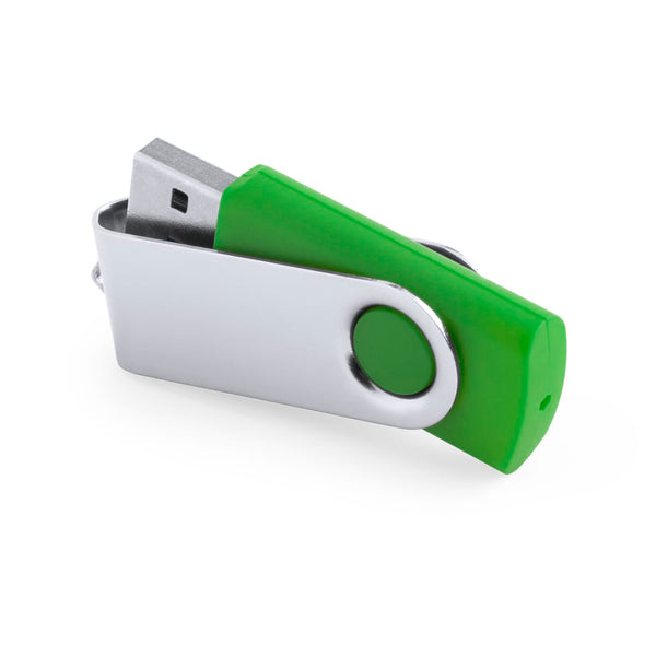 Chiavetta USB Rebik 16GB verde - personalizzabile con logo