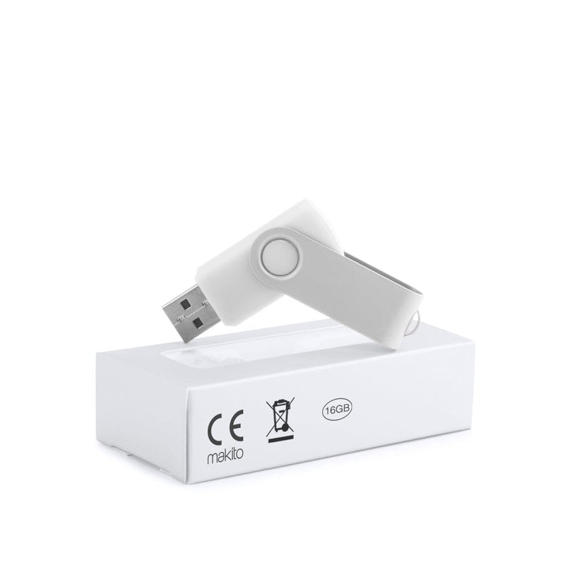 Chiavetta USB Survet 16Gb bianco - personalizzabile con logo