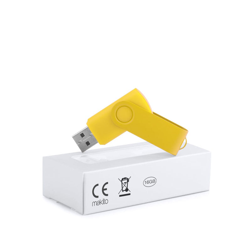 Chiavetta USB Survet 16Gb giallo - personalizzabile con logo