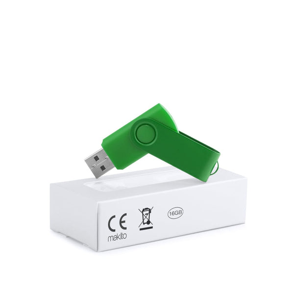Chiavetta USB Survet 16Gb verde - personalizzabile con logo