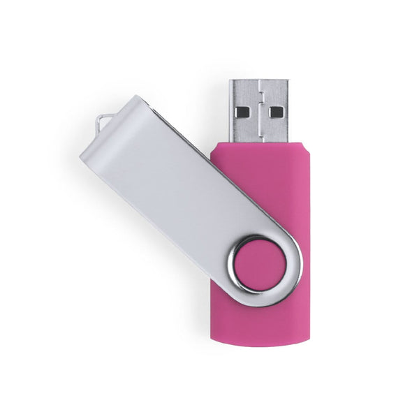 Chiavetta USB Yemil 32GB fucsia - personalizzabile con logo