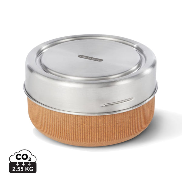 Ciotola portapranzzo Black+Blum 750ml marrone - personalizzabile con logo