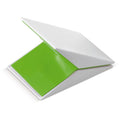 Clip magnetico per appunti  Click-Clack Bianco/ verde calce - personalizzabile con logo