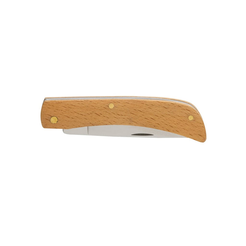 Coltellino in legno marrone - personalizzabile con logo