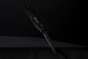 Coltellino multifunzione Gear X nero - personalizzabile con logo