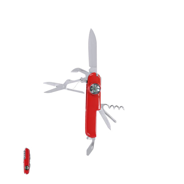 Coltellino Multiuso Mixtil rosso - personalizzabile con logo