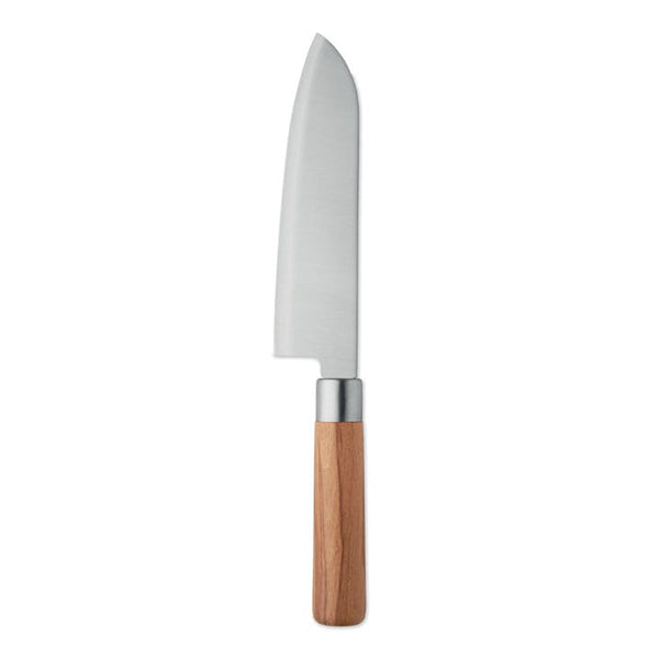 Coltello da chef in legno Color argento - personalizzabile con logo