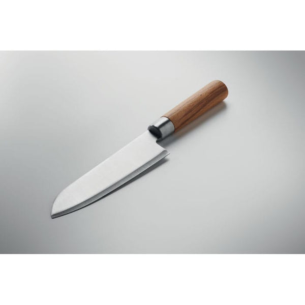 Coltello da chef in legno Color argento - personalizzabile con logo