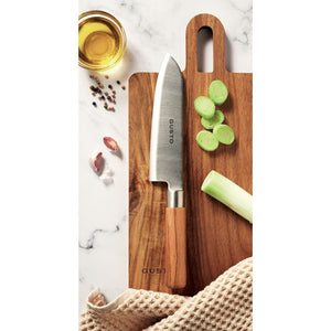Coltello da chef in legno Color argento - personalizzabile con logo