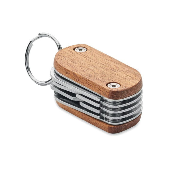 Coltello legno tascabile multiuso Natural - personalizzabile con logo